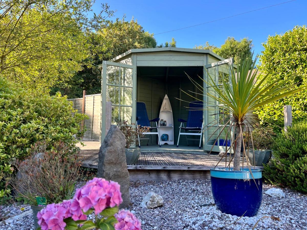 Coastal Garden Annex With Log Fire & Summer House Aberporth Ngoại thất bức ảnh